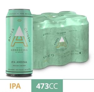Cerveza Ipa 473ml Andes Origen